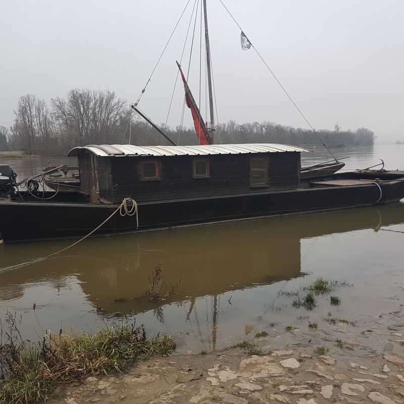 bateau cabané avant travaux