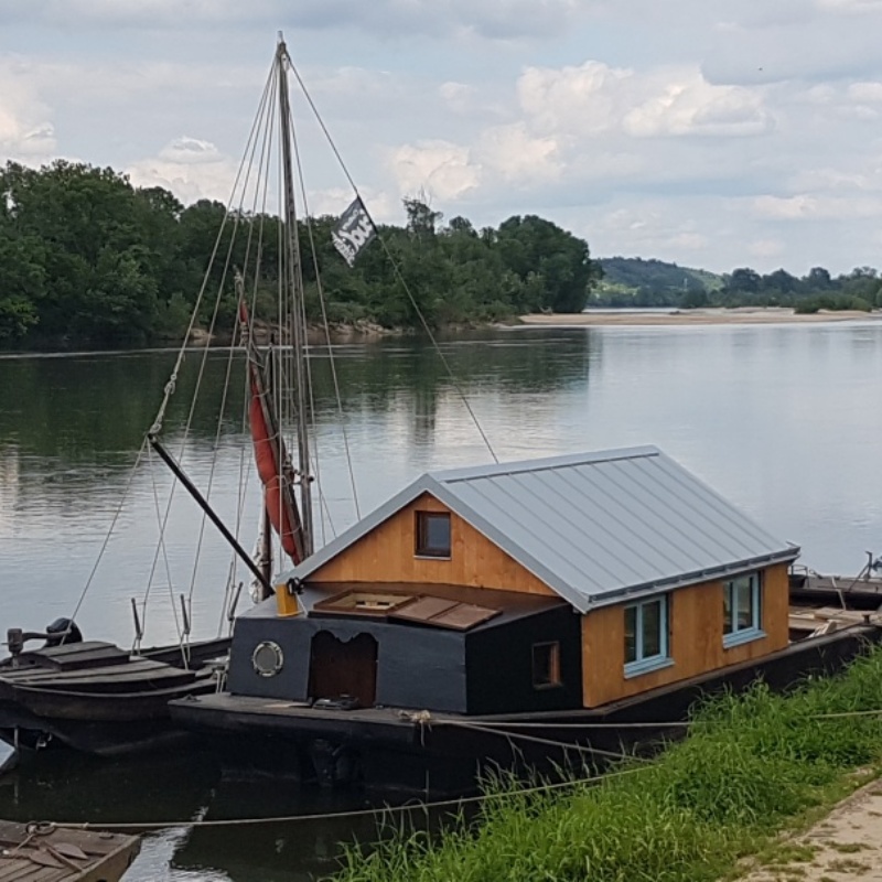 bateau cabané après travaux